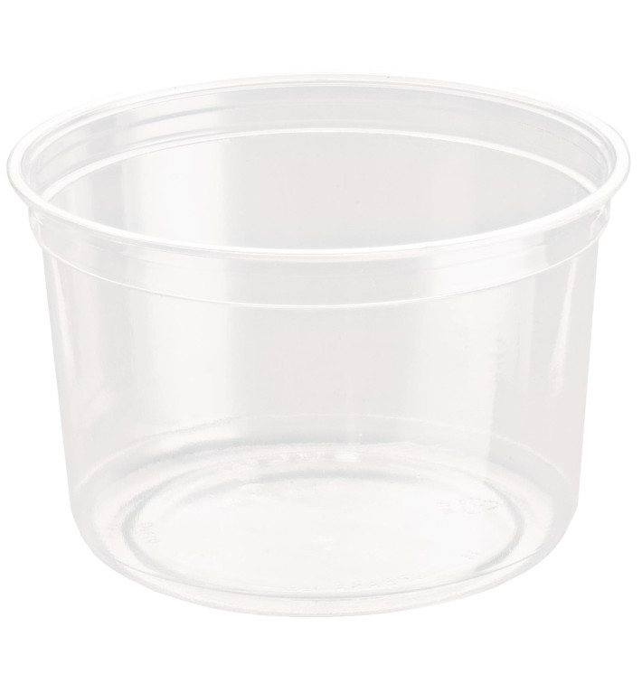 Plastic deli Container rPET "DeliGourmet" 16 Oz/473ml (50 stuks)