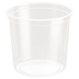 Plastic deli Container rPET "DeliGourmet" 24 Oz/710ml (50 stuks)