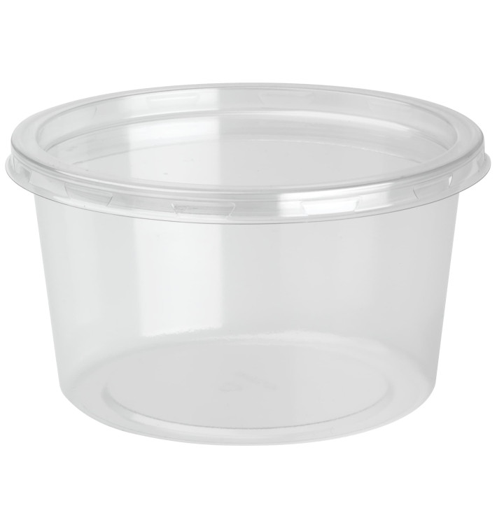 Plastic deli Container met Deksel rPET "DeliLite" 19,4Oz/550ml (300 stuks) Plastic deli Container met Deksel rPET "DeliLite" 19,4Oz/550ml (300 stuks)