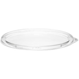 Plastic PET Deksel voor Saladekom Plat transparant Ø15cm (504 stuks)