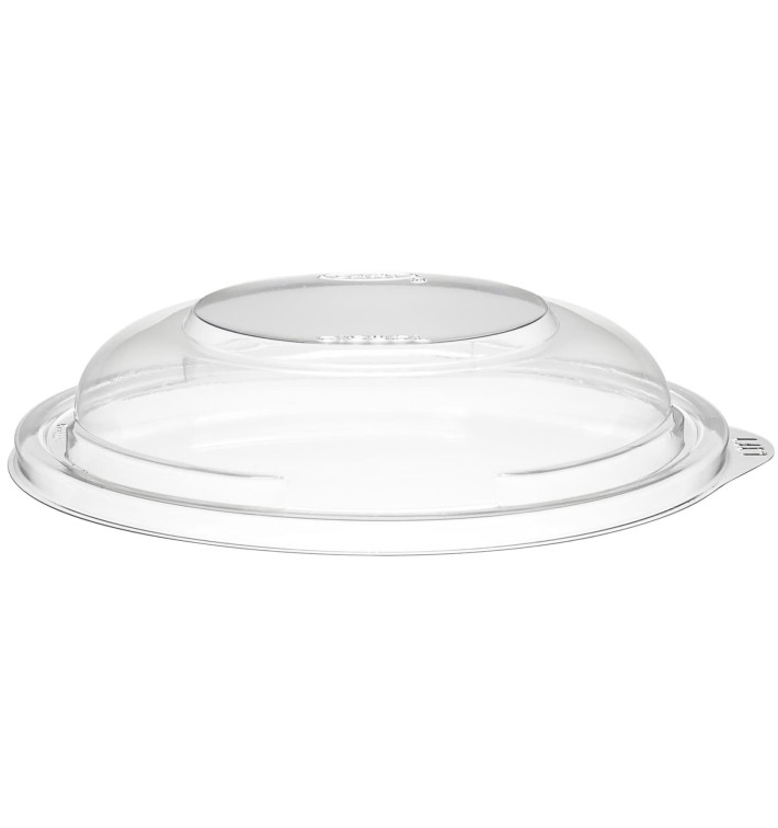 Kunststof hoog koepel Deksel PET voor Saladekom transparant Ø15cm (63 stuks) Kunststof hoog koepel Deksel PET voor Saladekom transparant Ø15cm (63 stuks)