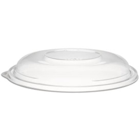 Kunststof hoog koepel Deksel PET voor Saladekom transparant Ø18,3cm (252 stuks)