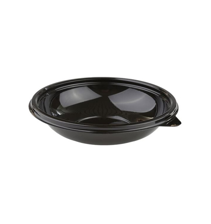 Plastic Kom PET zwart 600ml Ø18cm (360 stuks) Plastic Kom PET zwart 600ml Ø18cm (360 stuks)