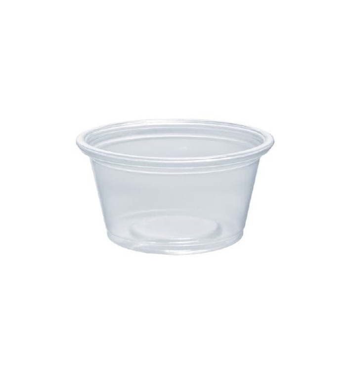 Plastic PP Soufflébeker transparant 25ml Ø4,8cm (125 stuks) Plastic PP Soufflébeker transparant 25ml Ø4,8cm (125 stuks)