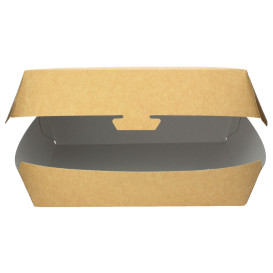 Sandwich Paper Container kraft 20x10x8cm (25 stuks)