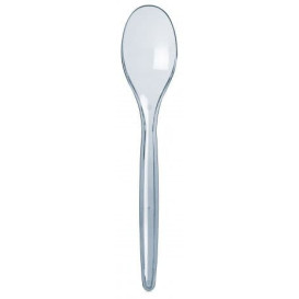 Plastic lepel  PS "Luxe" transparant 17,5cm (2000 stuks)