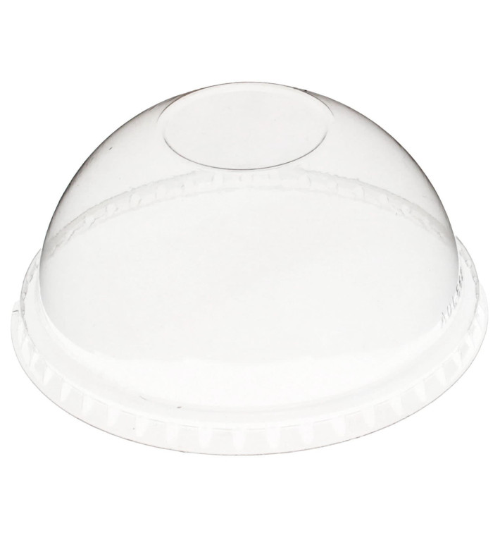 Plastic PET koepel Deksel gesloten 270ml Ø9,3cm (1000 stuks) Plastic PET koepel Deksel gesloten 270ml Ø9,3cm (1000 stuks)