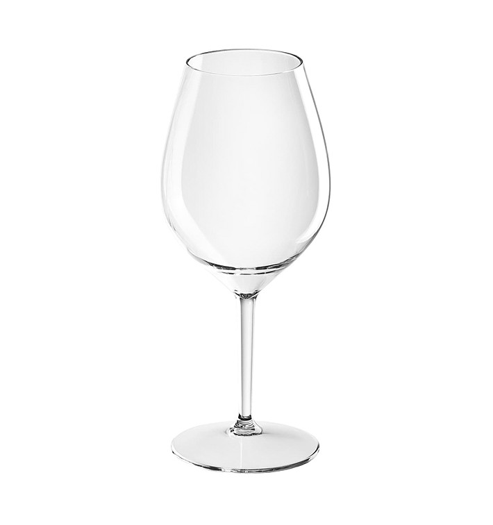 Plastic herbruikbaar glas Wijn "Tritan" transparant 510ml (1 stuk) Plastic herbruikbaar glas Wijn "Tritan" transparant 510ml (1 stuk)