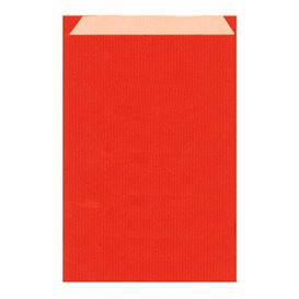 Papieren envelop kraft rood 12+5x18cm (125 stuks) 