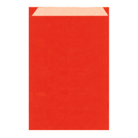 Papieren envelop kraft rood 26+9x38cm (125 stuks) 