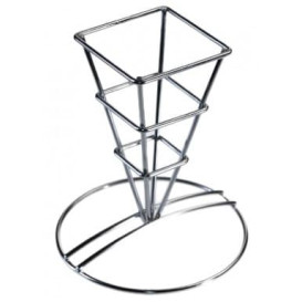 Bediening presentatie Container van staal 6,4x13,3cm (12 stuks)