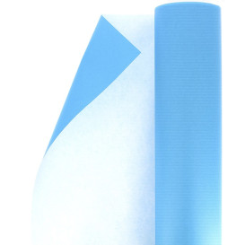Papieren rol van inpakpapier Cellulose turkoois 100m (1 stuk) 
