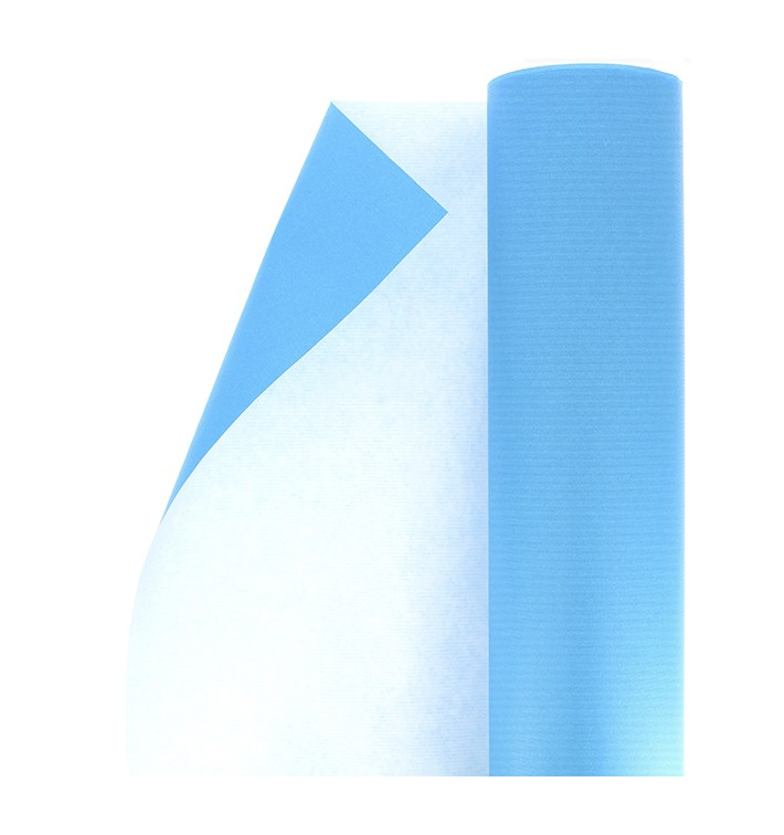 Papieren rol van inpakpapier Cellulose turkoois 100m (1 stuk) Papieren rol van inpakpapier Cellulose turkoois 100m (1 stuk)