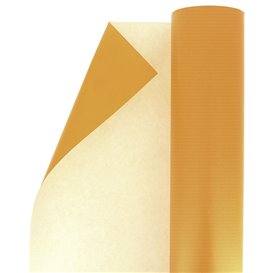 Papieren rol van inpakpapier Cellulose oranje 100m (1 stuk) 