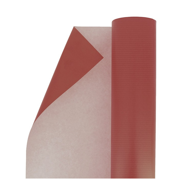 Papieren rol van inpakpapier kraft rood 100m (1 stuk) Papieren rol van inpakpapier kraft rood 100m (1 stuk)