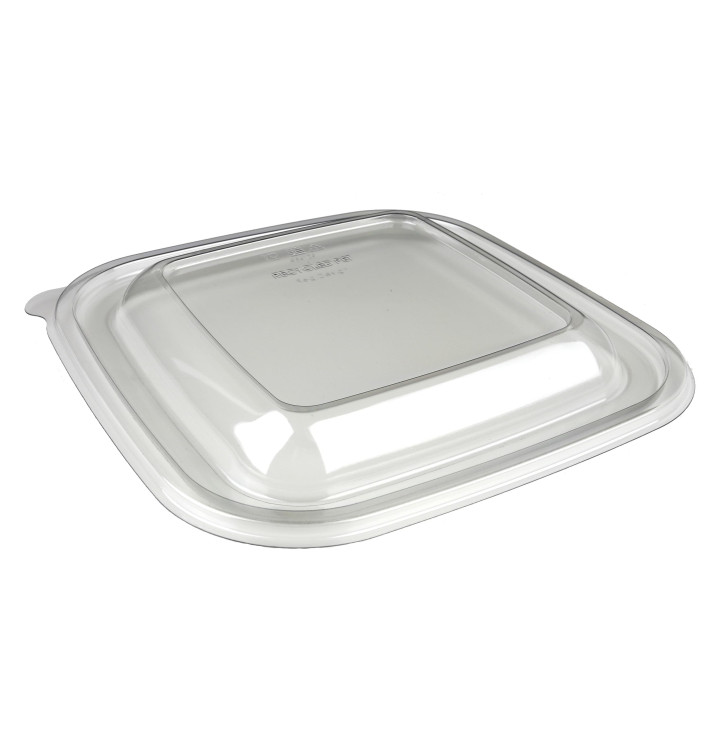 Plastic Deksel voor Kom PET hittebestendig de 12x12x7cm (300 stuks) Plastic Deksel voor Kom PET hittebestendig de 12x12x7cm (300 stuks)