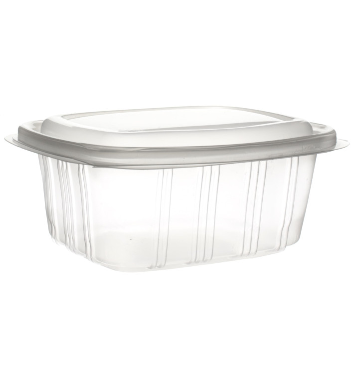 Plastic scharnierende Deli-Container microgolfbaar PP hoog koepel Deksel 750ml (50 stuks) Plastic scharnierende Deli-Container microgolfbaar PP hoog koepel Deksel 750ml (50 stuks)