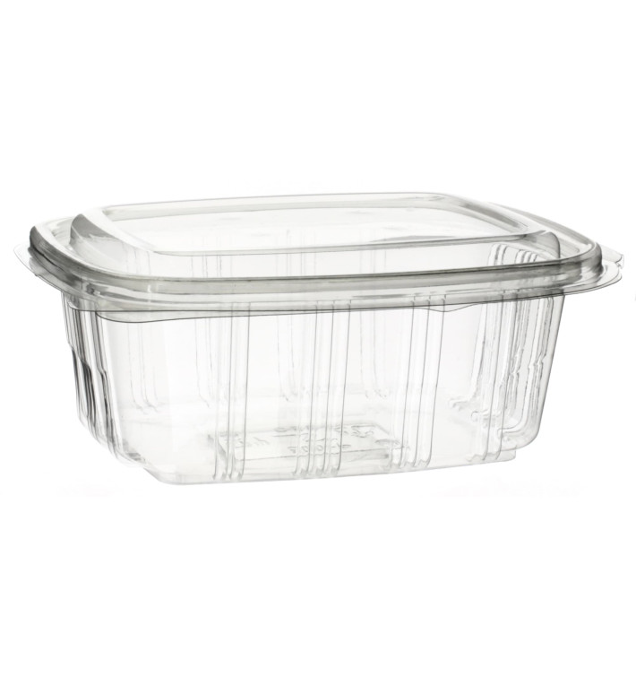 Plastic scharnierende Deli-Container PET hoog koepel Deksel 500ml (50 stuks) Plastic scharnierende Deli-Container PET hoog koepel Deksel 500ml (50 stuks)