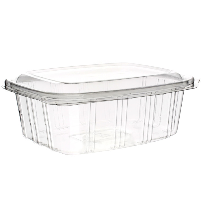 Plastic scharnierende Deli-Container PET hoog koepel Deksel 1000ml (350 stuks) Plastic scharnierende Deli-Container PET hoog koepel Deksel 1000ml (350 stuks)