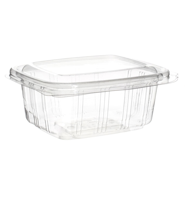 Plastic scharnierende Deli-Container PET hoog koepel Deksel 250ml (900 stuks) Plastic scharnierende Deli-Container PET hoog koepel Deksel 250ml (900 stuks)