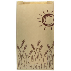 Papieren voedsel zak "Espigas" 18+7x32cm (1000 stuks)