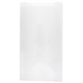 Papieren voedsel zak wit 12+6x20cm (250 stuks) 