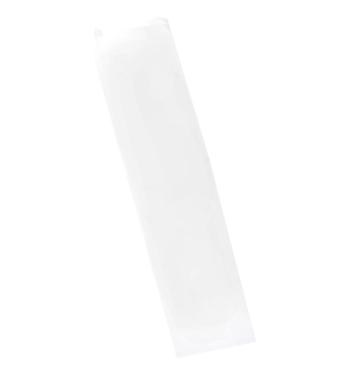 Papieren zak wit 9+5x32cm (1000 stuks) Papieren zak wit 9+5x32cm (1000 stuks)