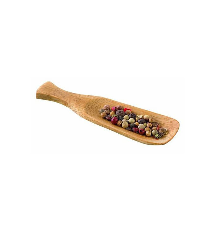 Bamboe proeving lepel "Honkbal" 10x3cm (24 stuks) Bamboe proeving lepel "Honkbal" 10x3cm (24 stuks)