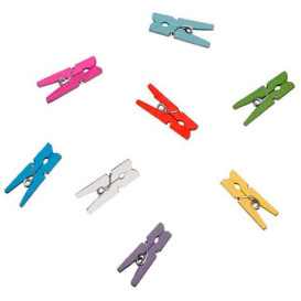 Bamboe Bediening tang pakket 2,5cm (100 stuks)
