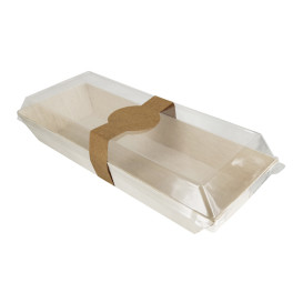 Plastic PET Deksel 21,5x8,5cm (25 stuks) 