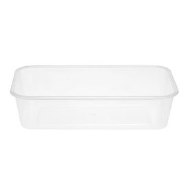 Plastic deli Container PP Rechthoekige vorm 500 ml (500 stuks)