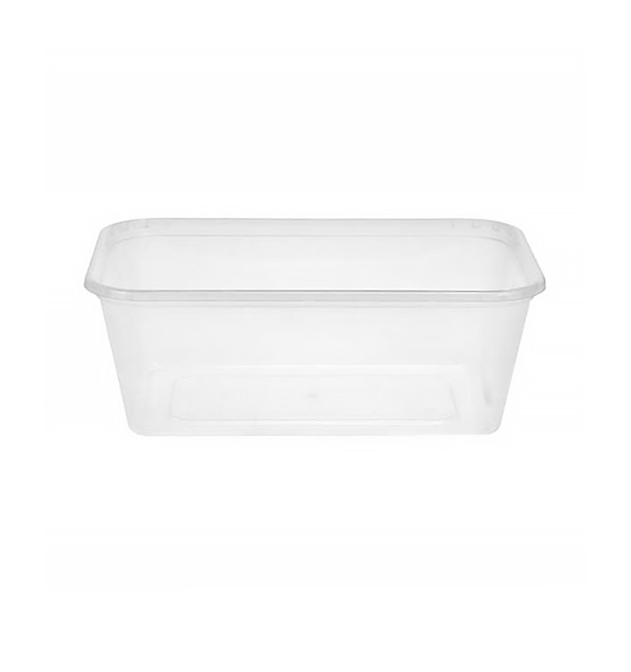 Plastic deli Container PP Rechthoekige vorm 750 ml (50 stuks) Plastic deli Container PP Rechthoekige vorm 750 ml (50 stuks)
