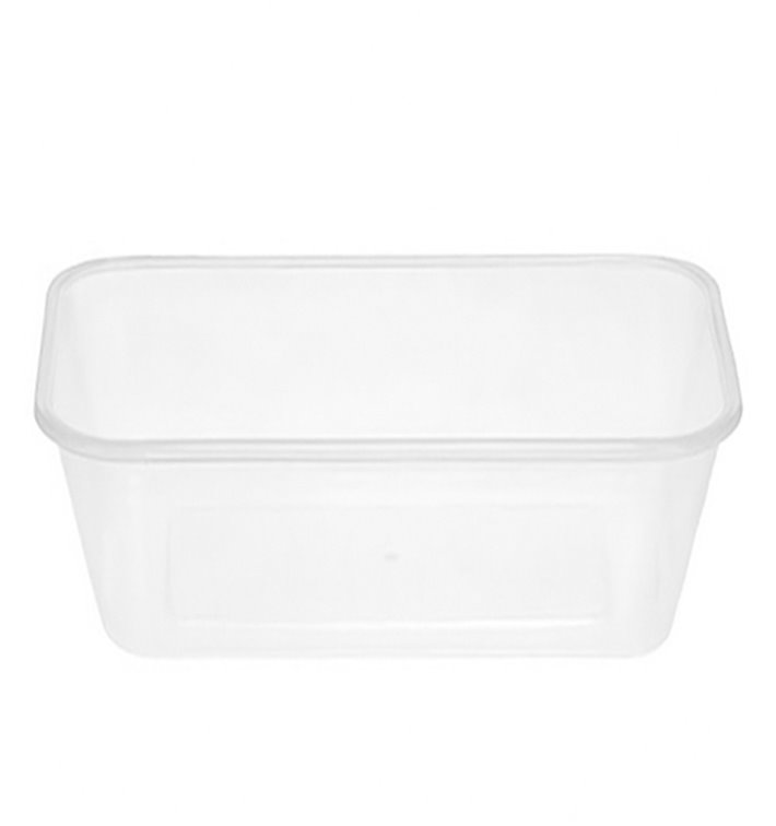 Plastic deli Container PP Rechthoekige vorm 750 ml (500 stuks) Plastic deli Container PP Rechthoekige vorm 750 ml (500 stuks)