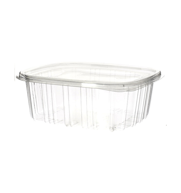 Plastic scharnierende Deli-Container OPS 750 ml (60 stuks) Plastic scharnierende Deli-Container OPS 750 ml (60 stuks)