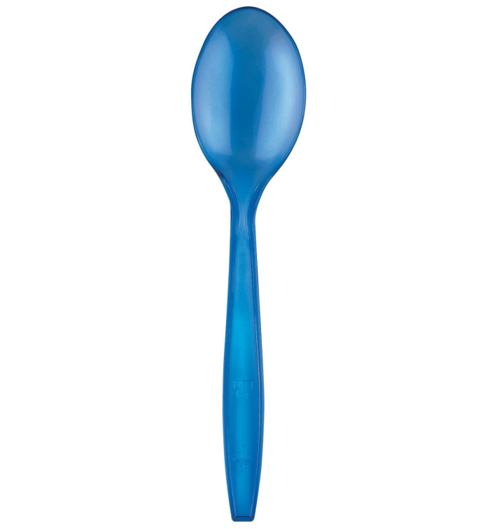 Plastic lepel PS Premium blauw 19cm (50 stuks) Plastic lepel PS Premium blauw 19cm (50 stuks)