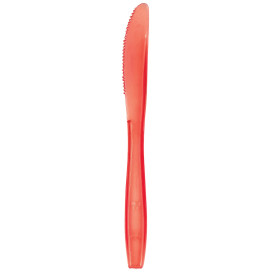 Plastic PS mes  Premium rood 19cm (1000 stuks)