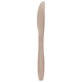 Plastic PS mes Premium beige 19cm (1000 stuks)