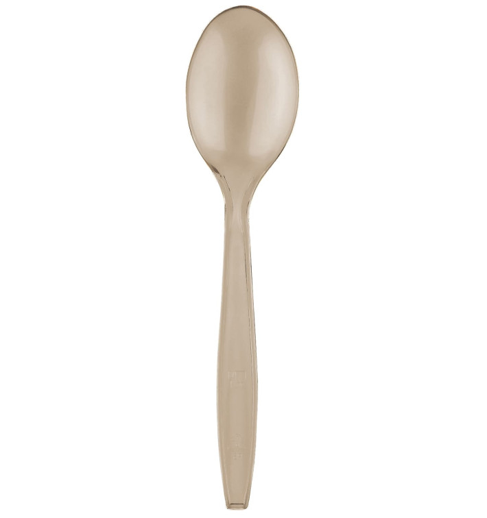 Plastic lepel PS Premium beige 19cm (50 stuks) Plastic lepel PS Premium beige 19cm (50 stuks)