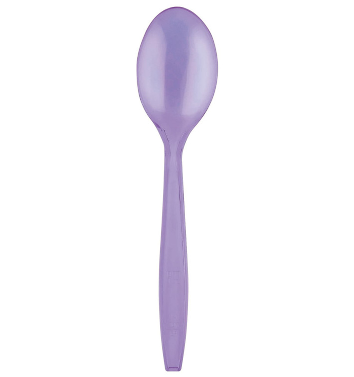 Plastic lepel PS Premium lila 19cm (50 stuks) Plastic lepel PS Premium lila 19cm (50 stuks)