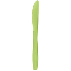 Plastic PS mes  Premium limoengroen 19cm (50 stuks) 