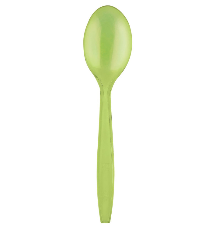Plastic lepel PS Premium limoengroen 19cm (1000 stuks) Plastic lepel PS Premium limoengroen 19cm (1000 stuks)