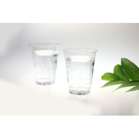 Plastic PS beker Geïnjecteerde glascider transparant 250ml (25 stuks) 
