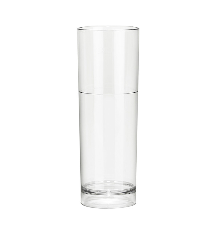 Plastic Collins glas Herbruikbaar SAN transparant 200ml (6 stuks) Plastic Collins glas Herbruikbaar SAN transparant 200ml (6 stuks)