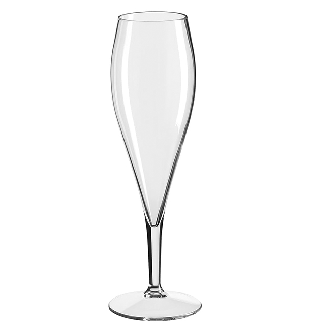 Herbruikbare plastic beker voor witte wijn transparant Tritan 375ml (6 stuks)