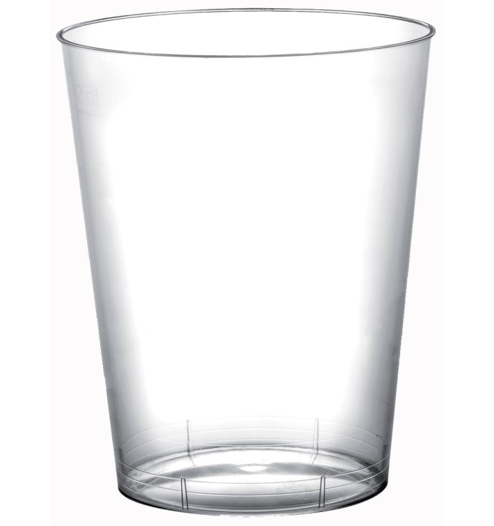 Plastic PS beker "Moon" transparant 320ml (20 stuks) Plastic PS beker "Moon" transparant 320ml (20 stuks)