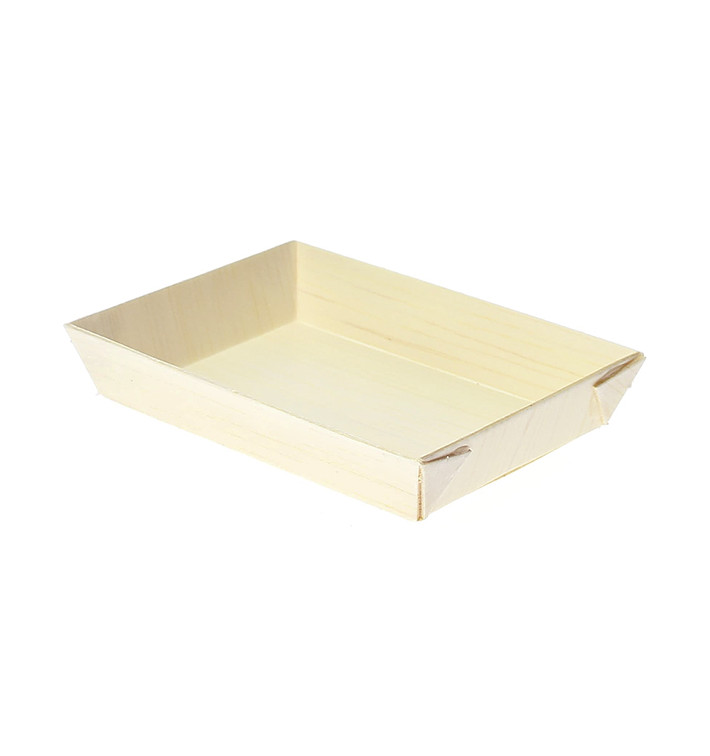 Houten dienblad 8,5x6x1,5cm (200 stuks) Houten dienblad 8,5x6x1,5cm (200 stuks)