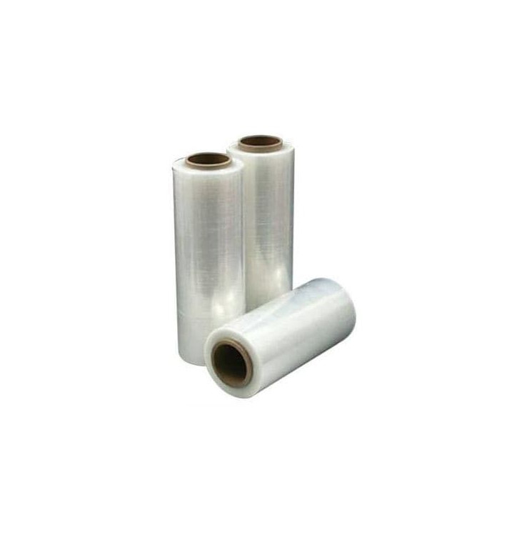 Handmatige pallet wikkelfolie 5cm 2,1Kg transparant (1 stuk) Handmatige pallet wikkelfolie 5cm 2,1Kg transparant (1 stuk)
