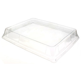 Plastic hoge Deksel voor Platter 31,6x26,5cm (50 stuks)