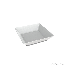 Suikerriet mini bord Diep wit 6,5x6,5 cm (50 stuks) 