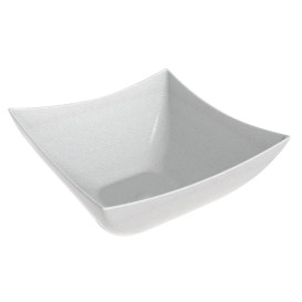 Suikerriet mini Kom Vierkant wit 7x7cm (50 stuks) 